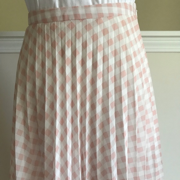 NWOT ASOS pleated midi skirt with lining size 6 - Picture 3 of 6